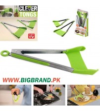 Clever Tongs 2in1 Kitchen Spatula and Tongs